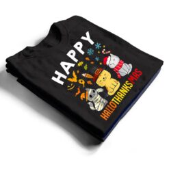 Halloween Thanksgiving Christmas Happy HalloThanksMas Cats T Shirt - Dream Art Europa