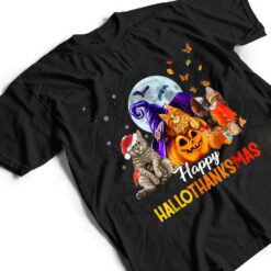 Happy-Thanksgiving Cat Happy-Hallothanksmas Cute-Cats T Shirt - Dream Art Europa