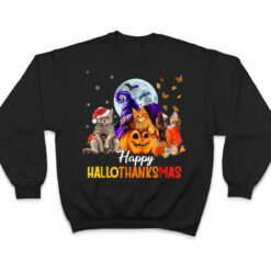 Happy-Thanksgiving Cat Happy-Hallothanksmas Cute-Cats T Shirt - Dream Art Europa