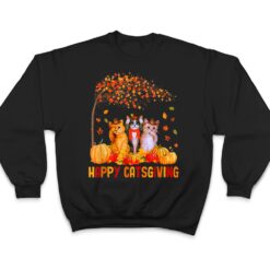 Happy Catsgiving Cute Thanksgiving Cat Lovers Cat T Shirt - Dream Art Europa