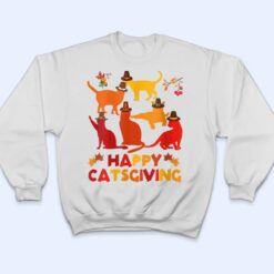 Happy Catsgiving Thanksgiving Cats Lovers Pilgrim Hat T Shirt - Dream Art Europa