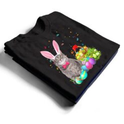 Happy Easter Cute Bunny Cat Eggs Basket Men Women Funny Ver 1 T Shirt - Dream Art Europa