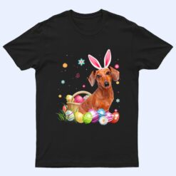 Happy Easter Cute Bunny Dachshund Wearing Bunny Ears Gift T Shirt