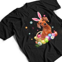 Happy Easter Cute Bunny Dachshund Wearing Bunny Ears Gift T Shirt - Dream Art Europa