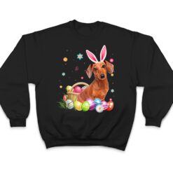 Happy Easter Cute Bunny Dachshund Wearing Bunny Ears Gift T Shirt - Dream Art Europa