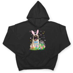 Happy Easter Cute Bunny Dog Pug Eggs Basket Funny Gifts T Shirt - Dream Art Europa