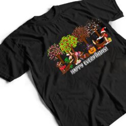 Happy Everything Dachshund Seasons All Year Tree Dog Lover T Shirt - Dream Art Europa