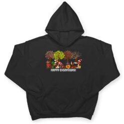 Happy Everything Dachshund Seasons All Year Tree Dog Lover T Shirt - Dream Art Europa