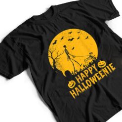 Happy Hallo-Weenie Dachshund Dog Halloween Skeleton Wiener T Shirt - Dream Art Europa