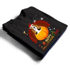 Happy Hallothanksmas Basset Hound Dog Halloween Xmas T Shirt - Dream Art Europa