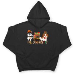 Happy Hallothanksmas Dogs Halloween Thanksgiving Christmas T Shirt - Dream Art Europa