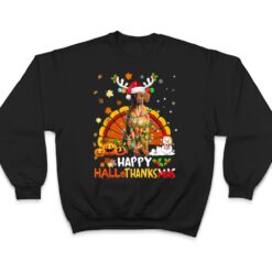 Happy Hallothanksmas Rhodesian Ridgeback Dog Lover Ver 1 T Shirt - Dream Art Europa