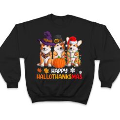 Happy Halloween , Welsh Corgi Dog Happy Hallothanksmas T Shirt - Dream Art Europa