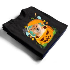 Happy Halloween Pumpkin Shiba Inu Dog Witch Cute Hat Lover T Shirt - Dream Art Europa