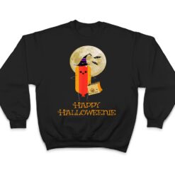 Happy Halloweenie Funny Hot Dog Halloween T Shirt - Dream Art Europa