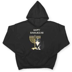 Happy Hanukkah Cat Hanukkah T Shirt - Dream Art Europa