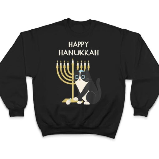 Happy Hanukkah Cat  Hanukkah T Shirt