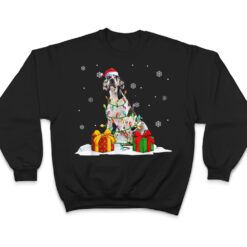 Harlequin Great Dane Christmas Tree Lights Xmas Pajama Dogs T Shirt - Dream Art Europa