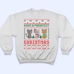 Have A Purrfect Christmas Cat Lover Ugly Sweater T Shirt - Dream Art Europa