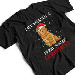 Have Yourself A Merry Doodle Christmas Goldendoodle Dog Love T Shirt - Dream Art Europa