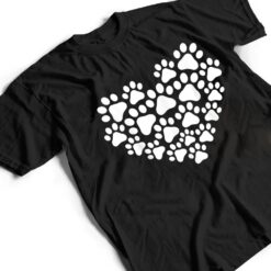 Heart Paw Print Dog & Cat - Cat Mom & Dog Mom Mother's Day T Shirt - Dream Art Europa