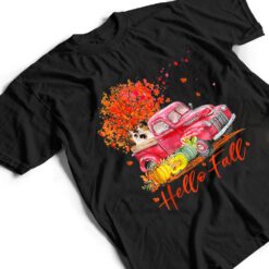 Hello Fall Beagle Leaf Autumn Red Truck Dog Lover Ver 1 T Shirt - Dream Art Europa