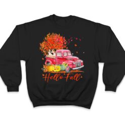 Hello Fall Beagle Leaf Autumn Red Truck Dog Lover Ver 1 T Shirt - Dream Art Europa