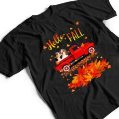 Hello Fall Beagle Leaf Autumn Red Truck Dog Lover Ver 2 T Shirt - Dream Art Europa