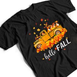 Hello Fall Boxer Leaf Autumn Red Truck Dog Lover Ver 1 T Shirt - Dream Art Europa