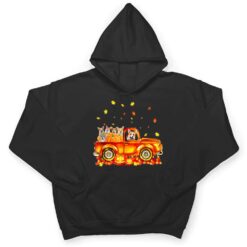 Hello Fall Corgi Leaf Autumn Red Truck Dog Lover T Shirt - Dream Art Europa