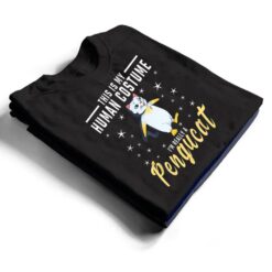 His Is My Human Costume I M Really A Pengucat Penguin Cat T Shirt - Dream Art Europa