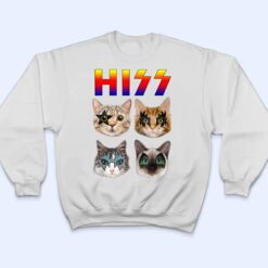 Hiss Funny Cats Kittens Rock Rockin T Shirt - Dream Art Europa