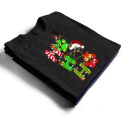 Ho Ho Ho Dog Paw Christmas T Shirt - Dream Art Europa