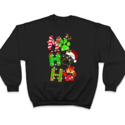 Ho Ho Ho Dog Paw Christmas T Shirt - Dream Art Europa