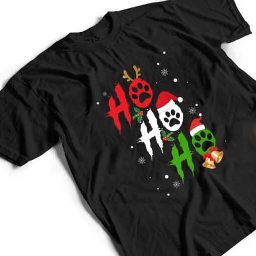 Ho Ho Ho Paw Christmas Funny Dog Lover Gifts T Shirt