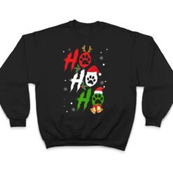 Ho Ho Ho Paw Christmas Funny Dog Lover Gifts T Shirt - Dream Art Europa