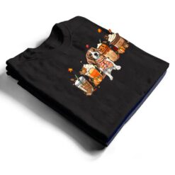 Horror Fall Coffee Beagle Dog Hallowwen Pumpkin Spice Autumn T Shirt - Dream Art Europa