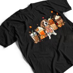 Horror Fall Coffee Beagle Dog Hallowwen Pumpkin Spice Autumn T Shirt - Dream Art Europa