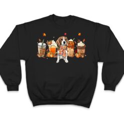 Horror Fall Coffee Beagle Dog Hallowwen Pumpkin Spice Autumn T Shirt - Dream Art Europa