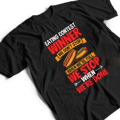 Hot Dog Eater Hotdog Outfit Hot Dog Eating Contest Winner T Shirt - Dream Art Europa