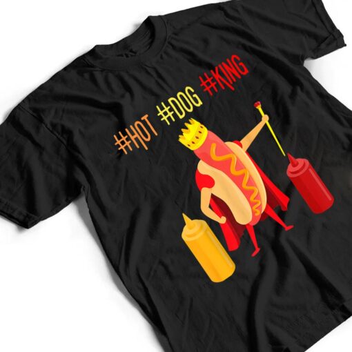 Hotdog King BBQ  Hotdog Lover Team Hotdog T Shirt