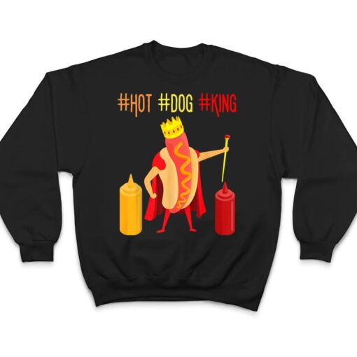 Hotdog King BBQ  Hotdog Lover Team Hotdog T Shirt