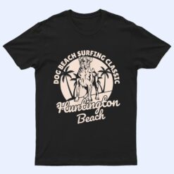 Huntington Dog Beach California CA Surf T Shirt