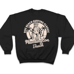 Huntington Dog Beach California CA Surf T Shirt - Dream Art Europa