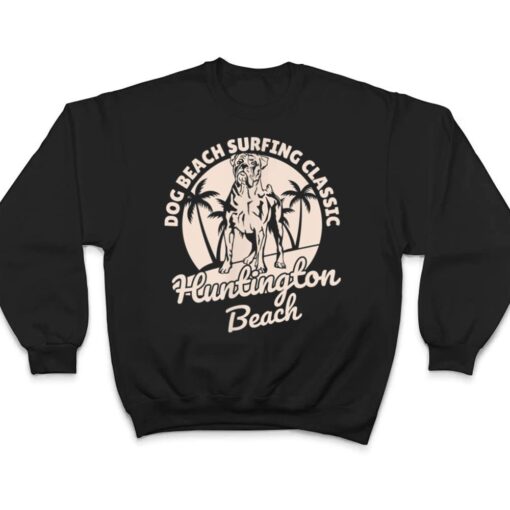 Huntington Dog Beach California CA Surf T Shirt