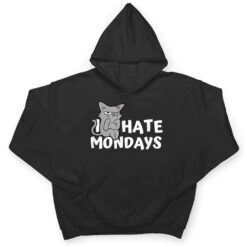 I Hate Mondays Grumpy Funny Cat Monday T Shirt - Dream Art Europa