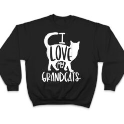 I Love My Grandcats Grandma Granddad Cat Dad Animal Lover Ver 2 T Shirt - Dream Art Europa