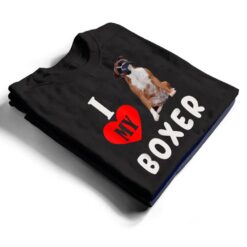 I Love my Boxer Dog Pet Lover Mom Dad Apparel T Shirt - Dream Art Europa