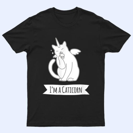 I M A Caticorn Funny Unicorn Cat Caticorn Gift Love My Cat T Shirt