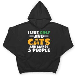 I like Golf and Cats and maybe 3 People Golf Golfing Premium T Shirt - Dream Art Europa